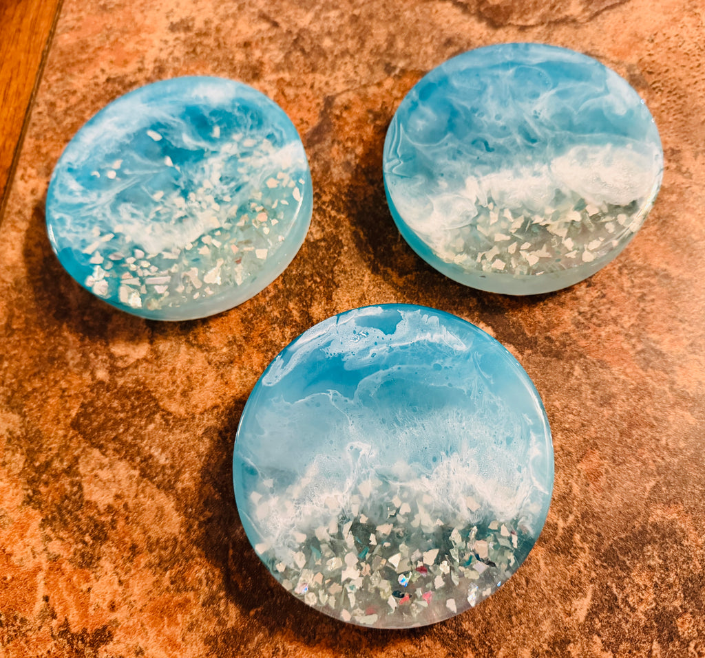 Ocean Days Coasters (set of 3)